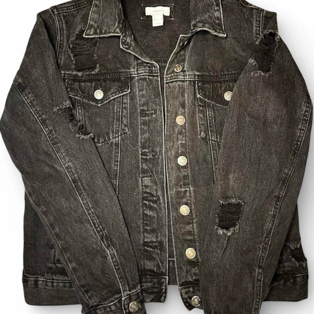 Forever 21 Black Denim Jacket